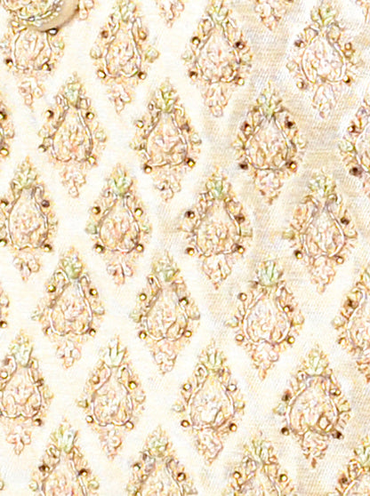 Light Golden Sherwani | Azania