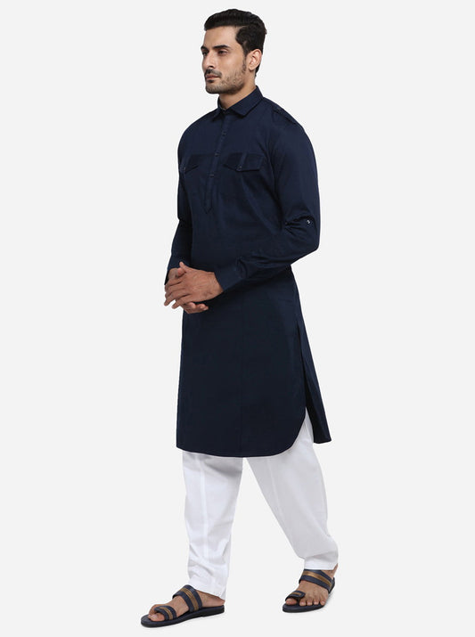 Dark Blue Pathani | Azania