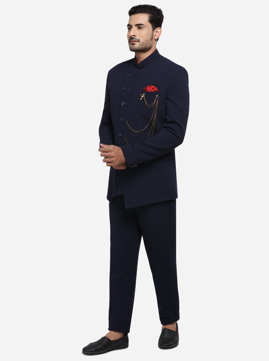 Deep Blue Jodhpuri Suit | JadeBlue