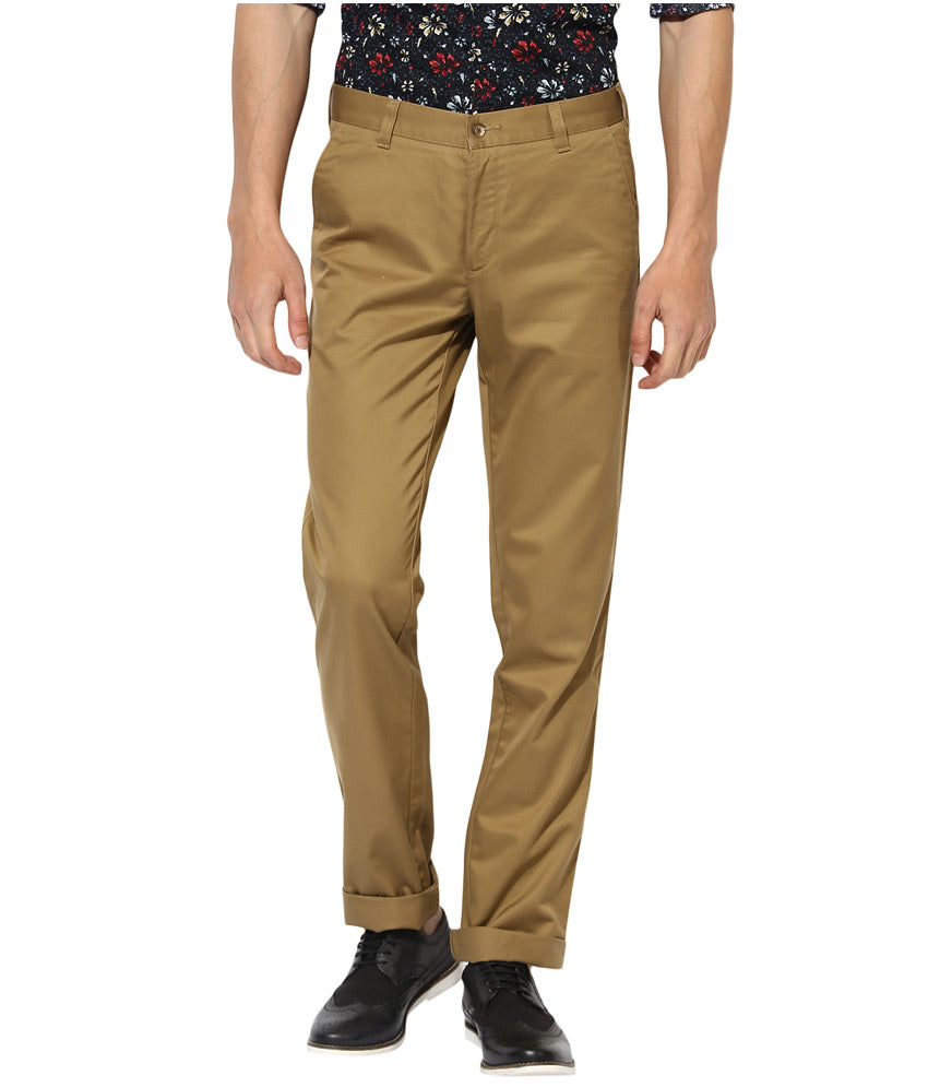 JadeBlue Khaki Casual Trouser