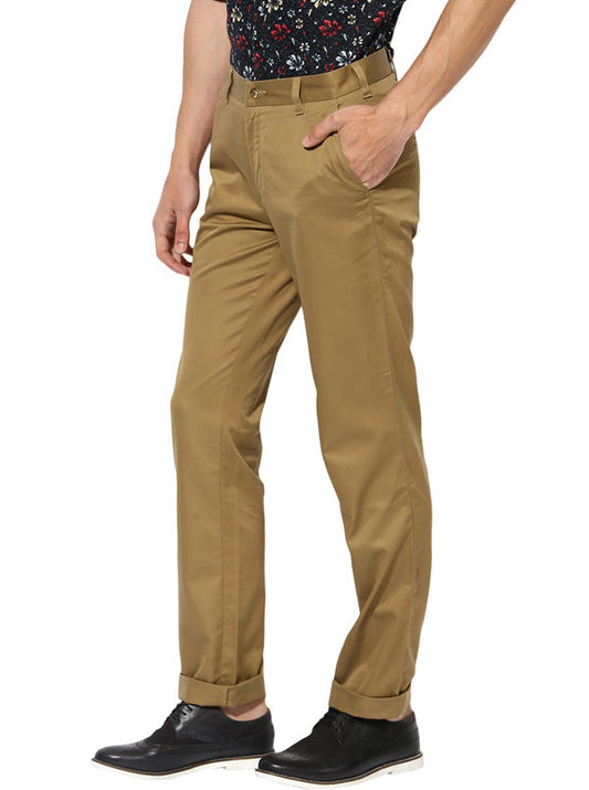 JadeBlue Khaki Casual Trouser