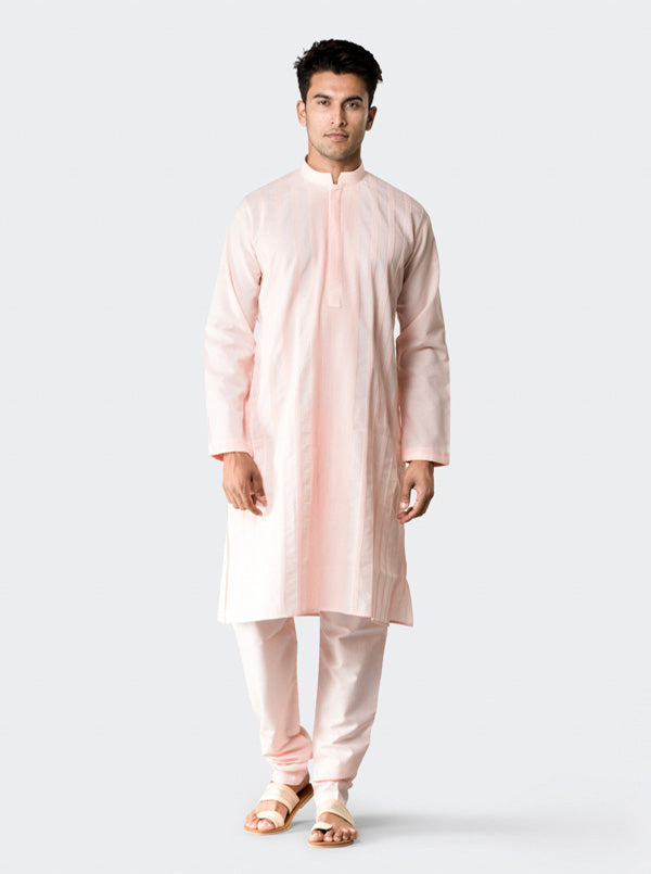 Peach Pink Kurta Set