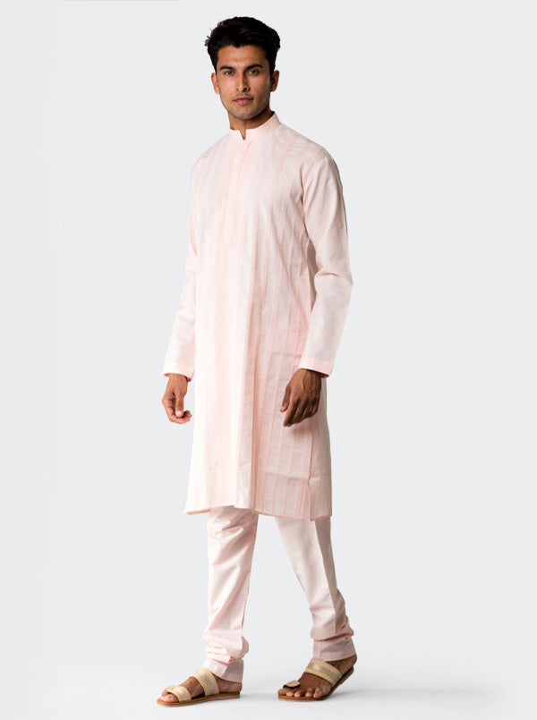 Peach Pink Kurta Set