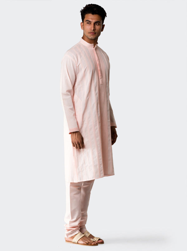 Peach Pink Kurta Set