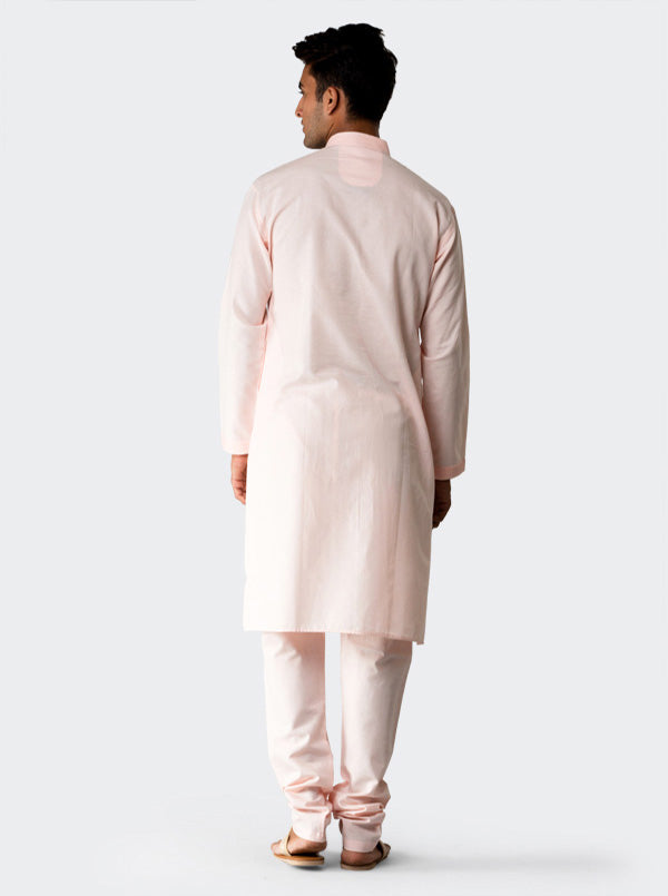 Peach Pink Kurta Set