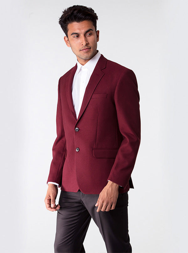 Dark Maroon Blazer