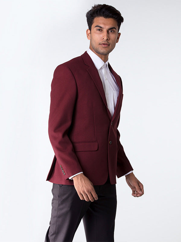 Dark Maroon Blazer