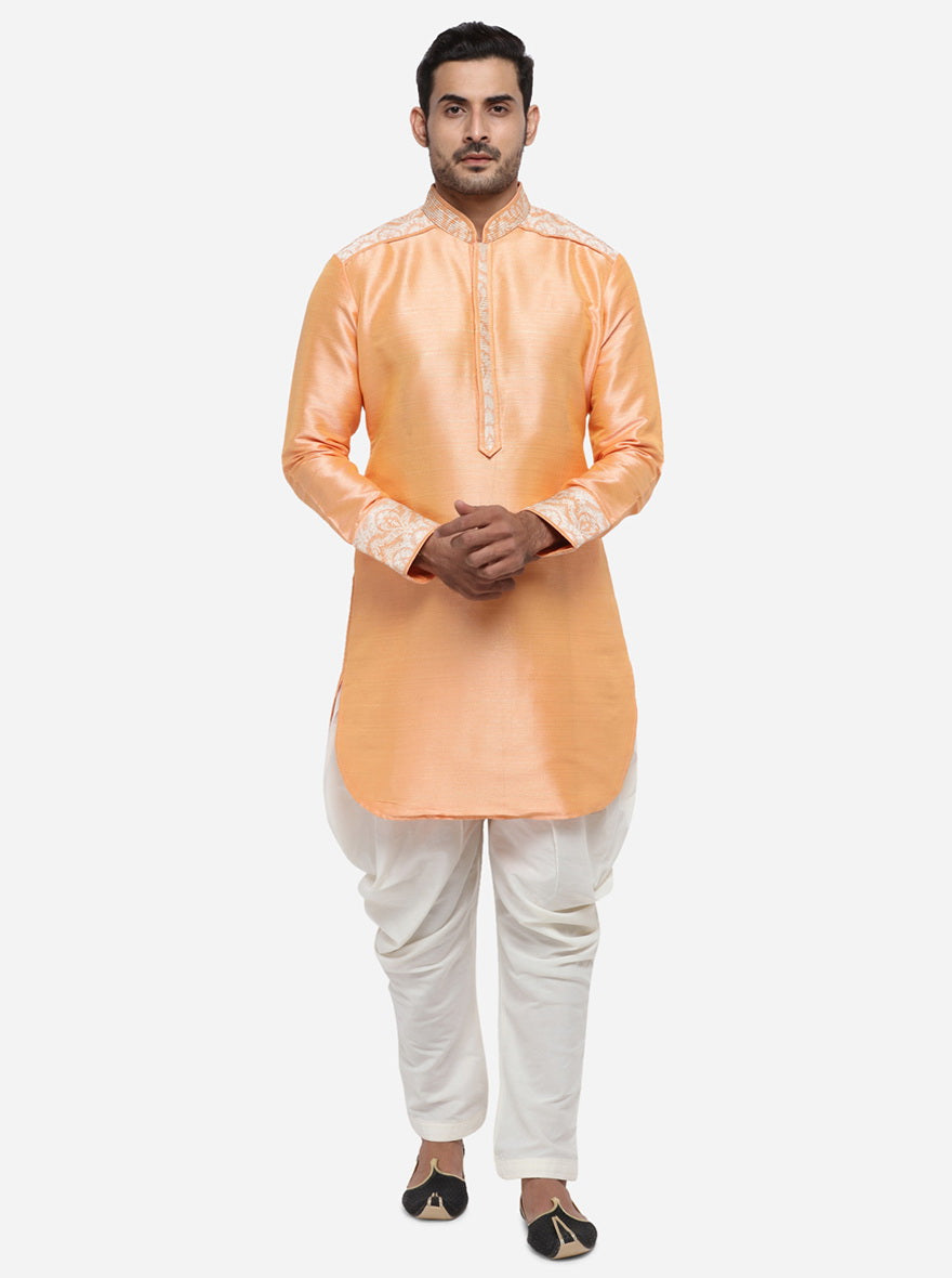 Peach Kurta Set | Azania