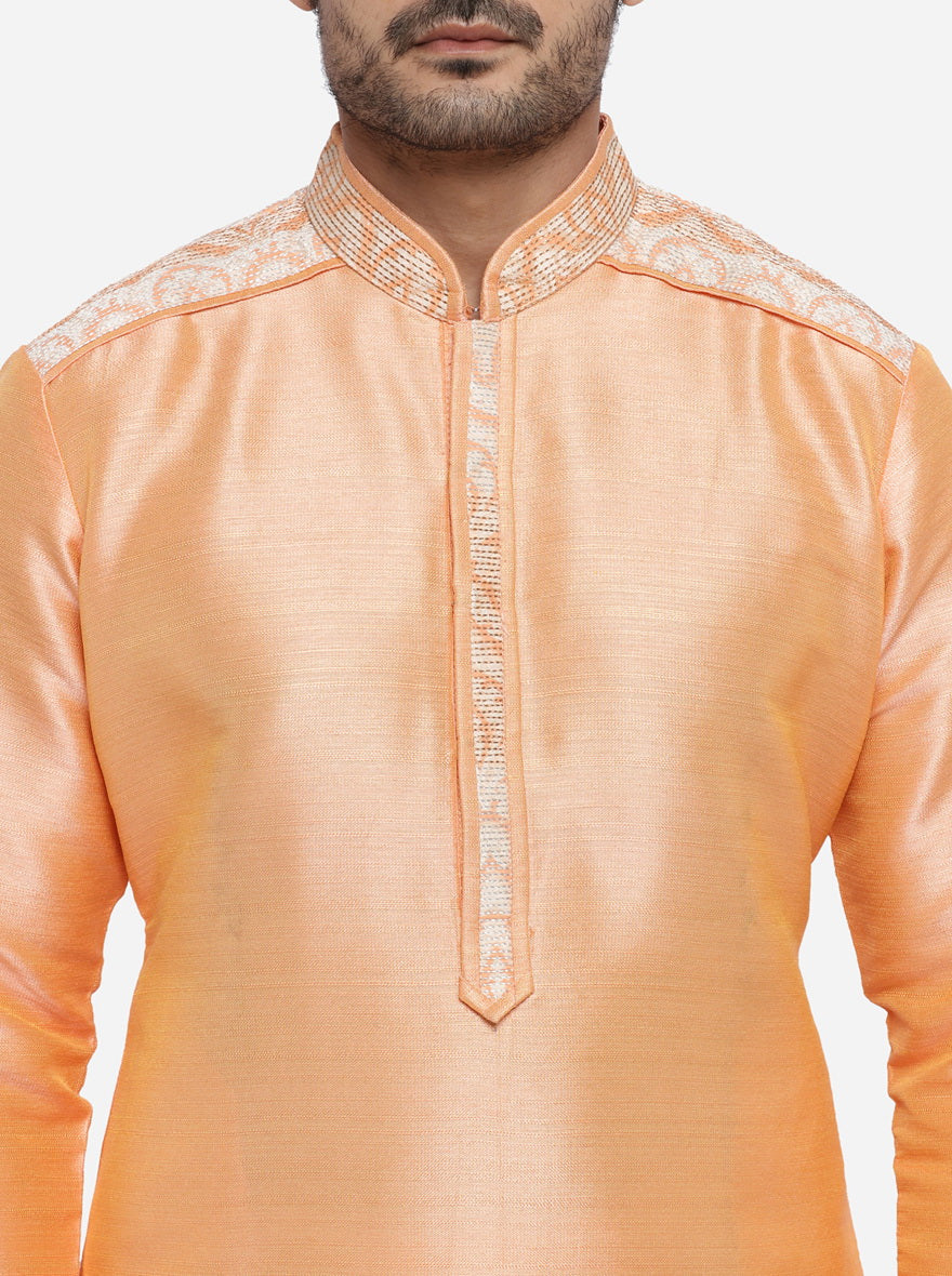 Peach Kurta Set | Azania