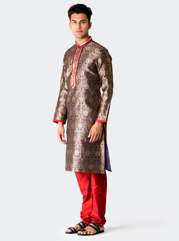 Dark Blue Kurta Set