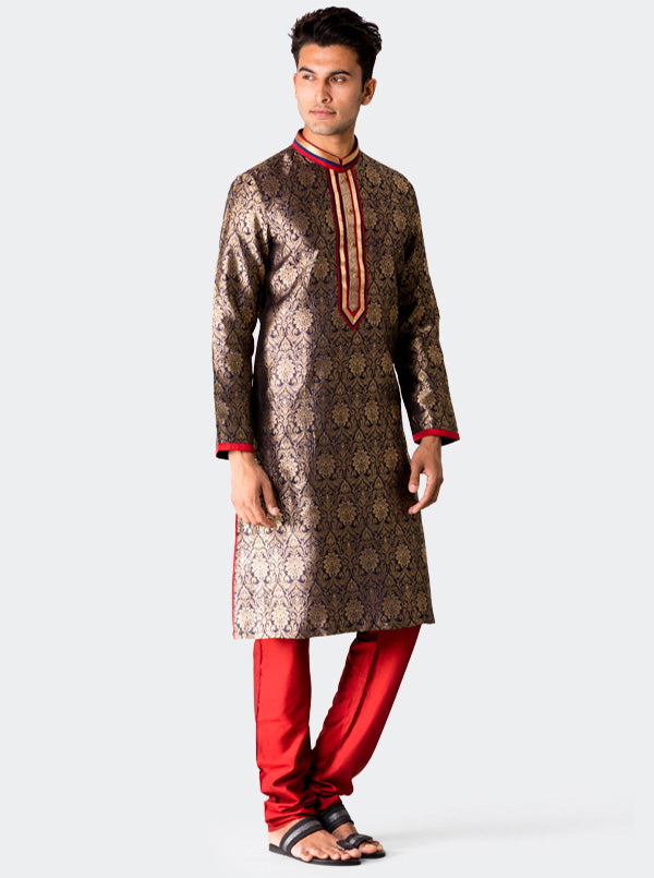 Dark Blue Kurta Set