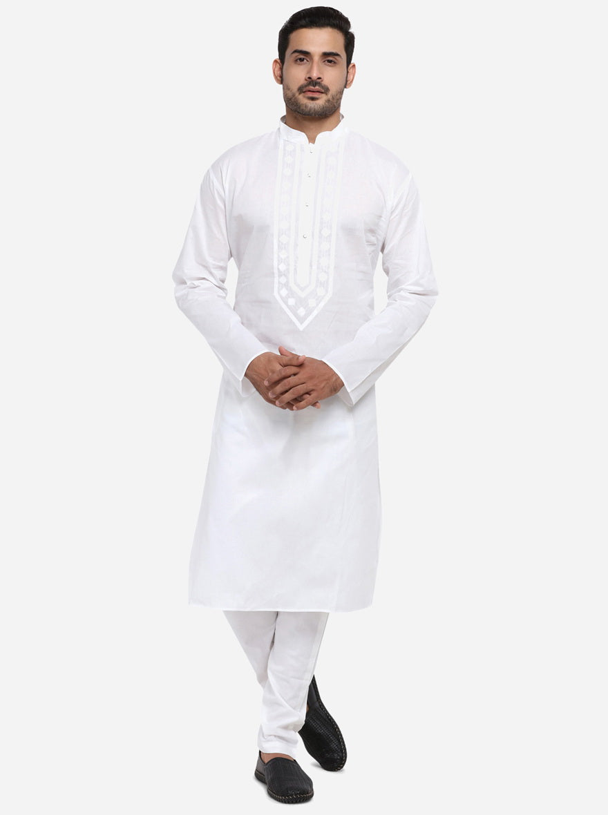 White Kurta Set | Azania