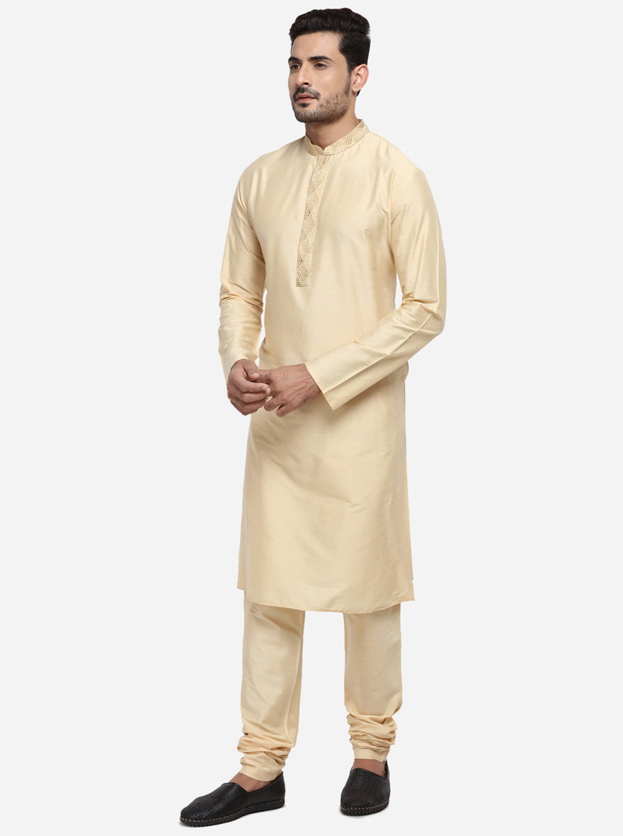 Light Golden Sherwani | Azania