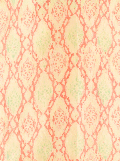 Peach & Light Green Kurta Set | Siddhesh Chauhan