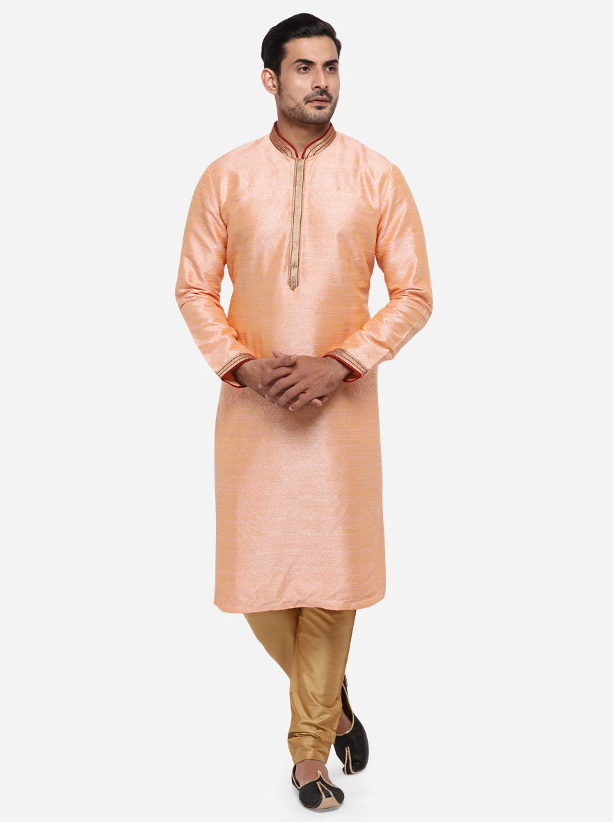 Peach Kurta Set | Azania