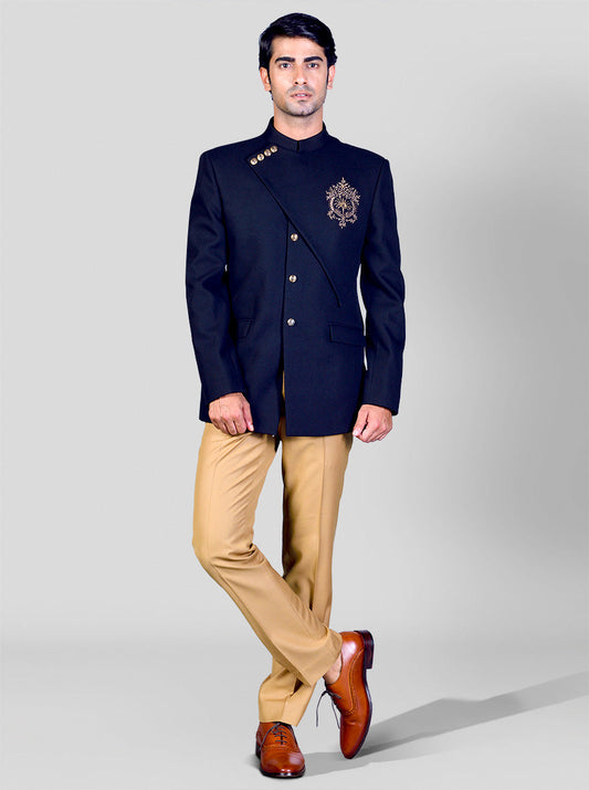 Black Jodhpuri Suit | JadeBlue