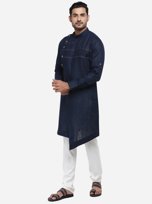 Dark Blue Kurta | Azania