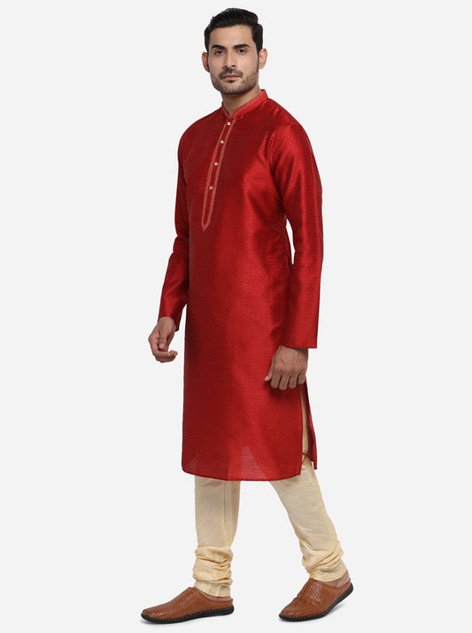 Maroon Kurta Set | Azania