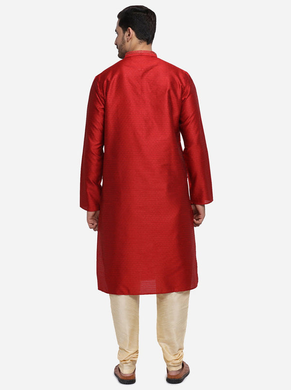Maroon Kurta Set | Azania