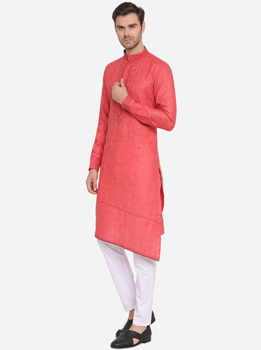 Carrot Red Kurta | Azania