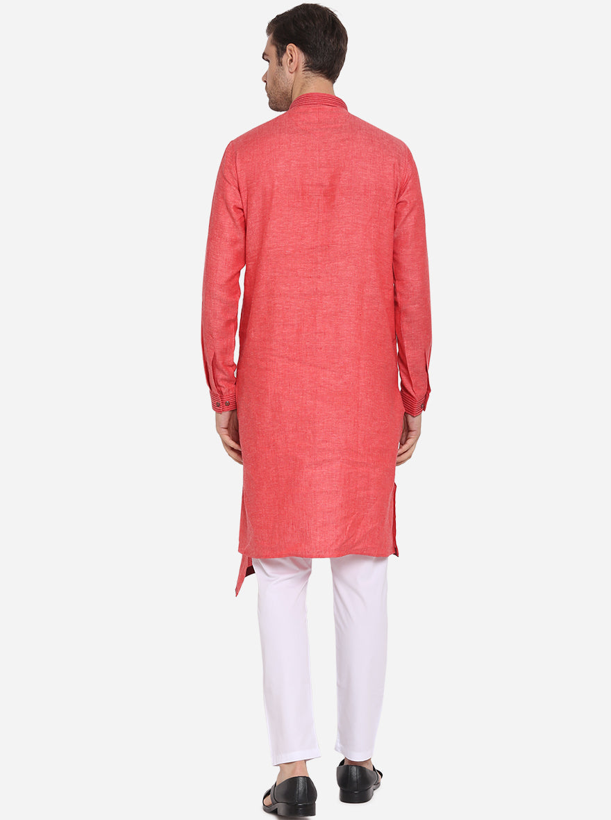 Carrot Red Kurta | Azania