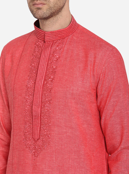Carrot Red Kurta | Azania