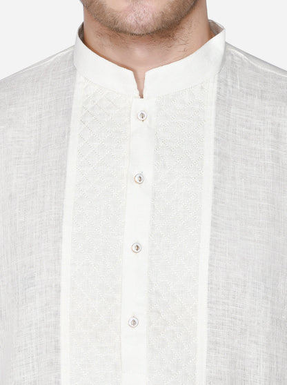 Off-White Kurta Set | Azania