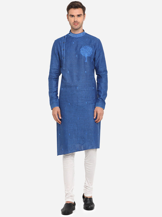 Cobalt Blue Kurta | Azania