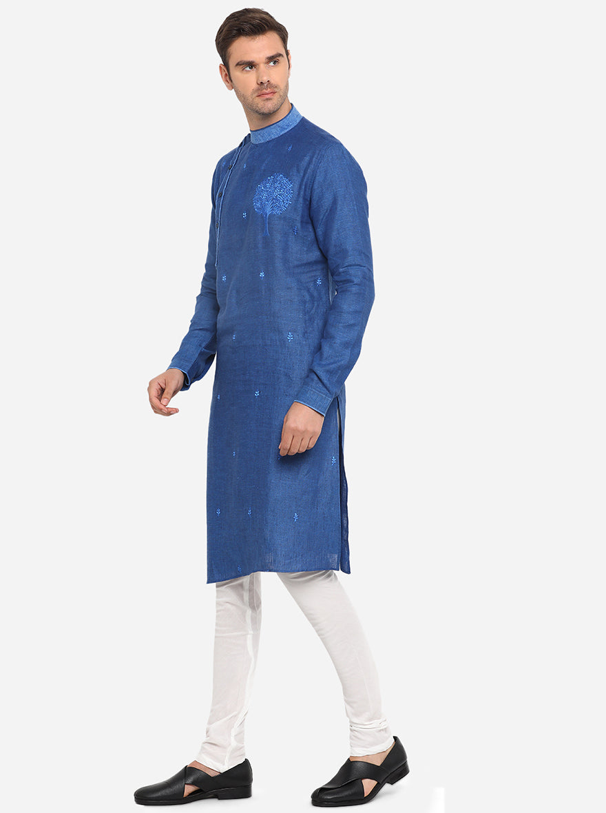 Cobalt Blue Kurta | Azania