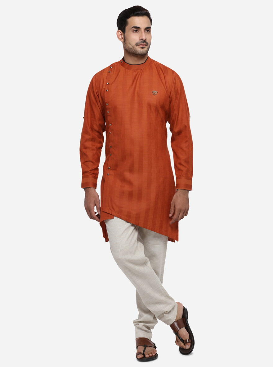 Rustic Orange Kurta | Azania