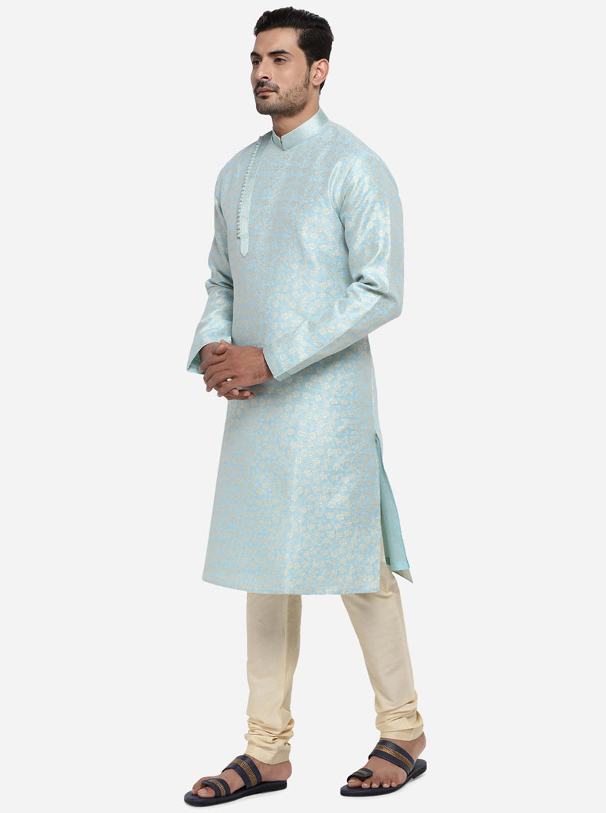 Sky Blue Kurta Set | Azania