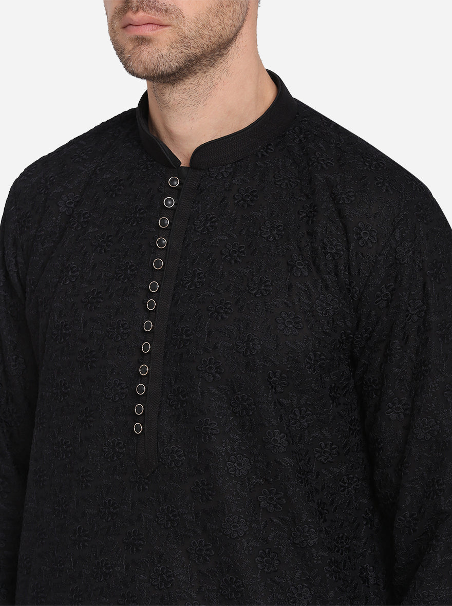 Black Kurta Set | Azania