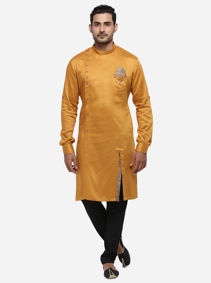 Chrome Yellow Kurta | Azania