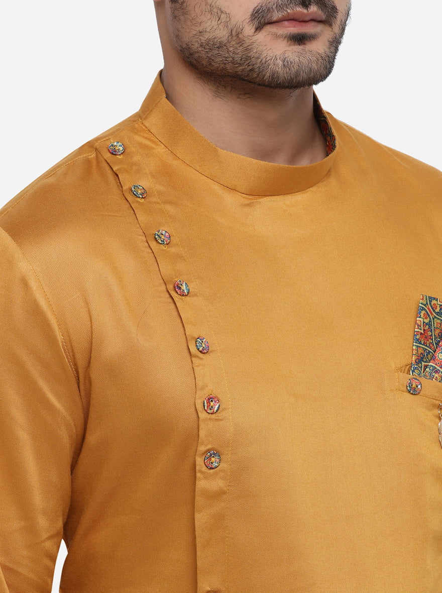 Chrome Yellow Kurta | Azania