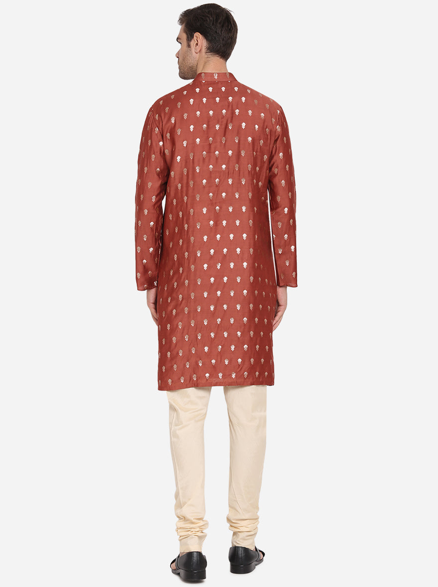 Brick red Kurta Set | Siddhesh Chauhan