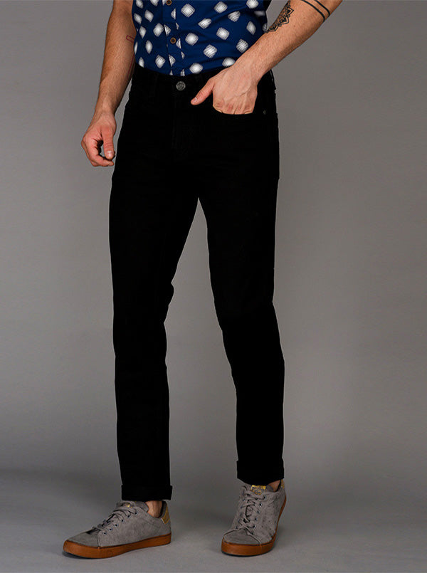 Jet Black Slim Fit Jeans | JB Sport