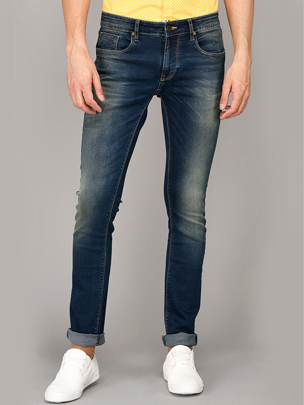 Blue Straight Fit Jeans | JB Sport