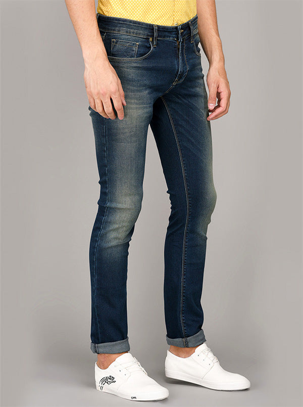 Blue Straight Fit Jeans | JB Sport