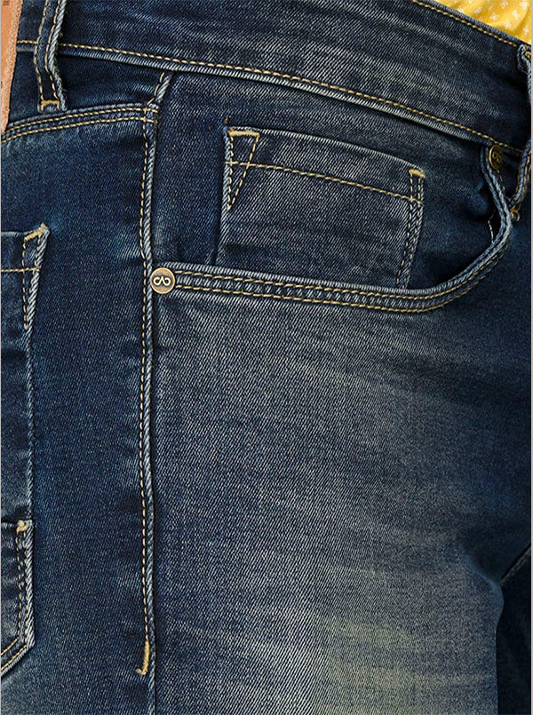 Blue Straight Fit Jeans | JB Sport