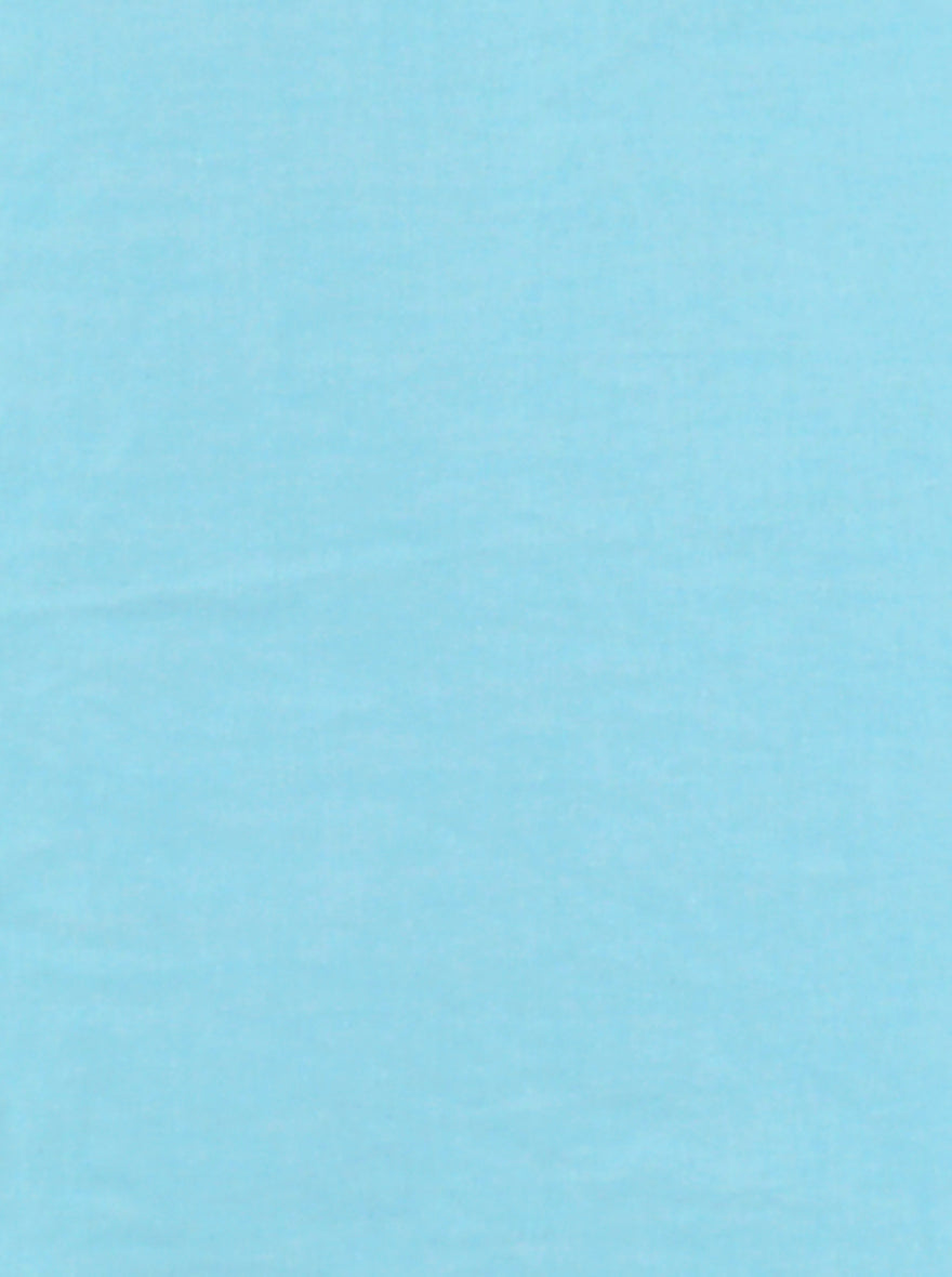 Light Blue Solid Slim Fit Casual Shirt | JB Sport