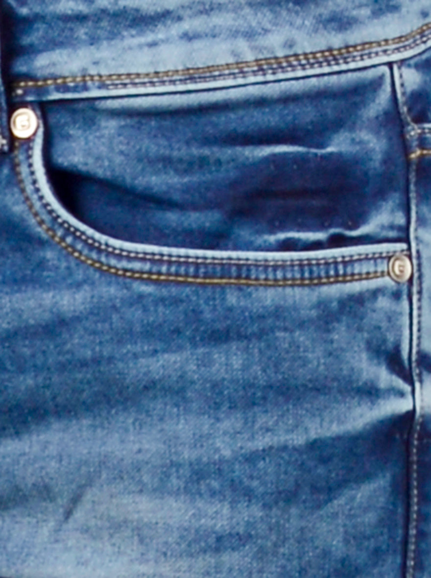 Victoria Blue Washed Straight Fit Jeans | Greenfibre