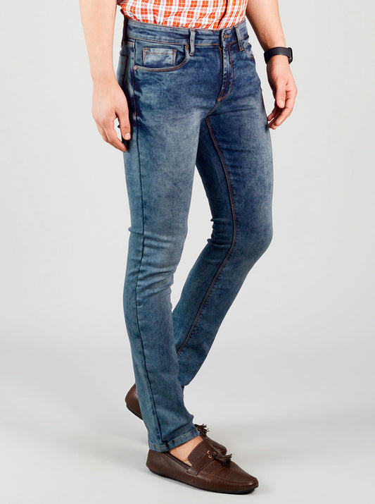 Monument Blue Washed Straight Fit Jeans | JB Sport