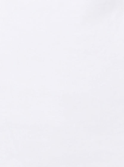 White Solid Slim Fit Casual Shirt | Greenfibre