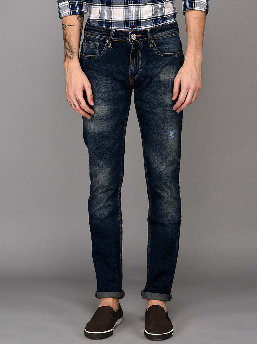 Blue Slim Fit Jeans | JB Sport