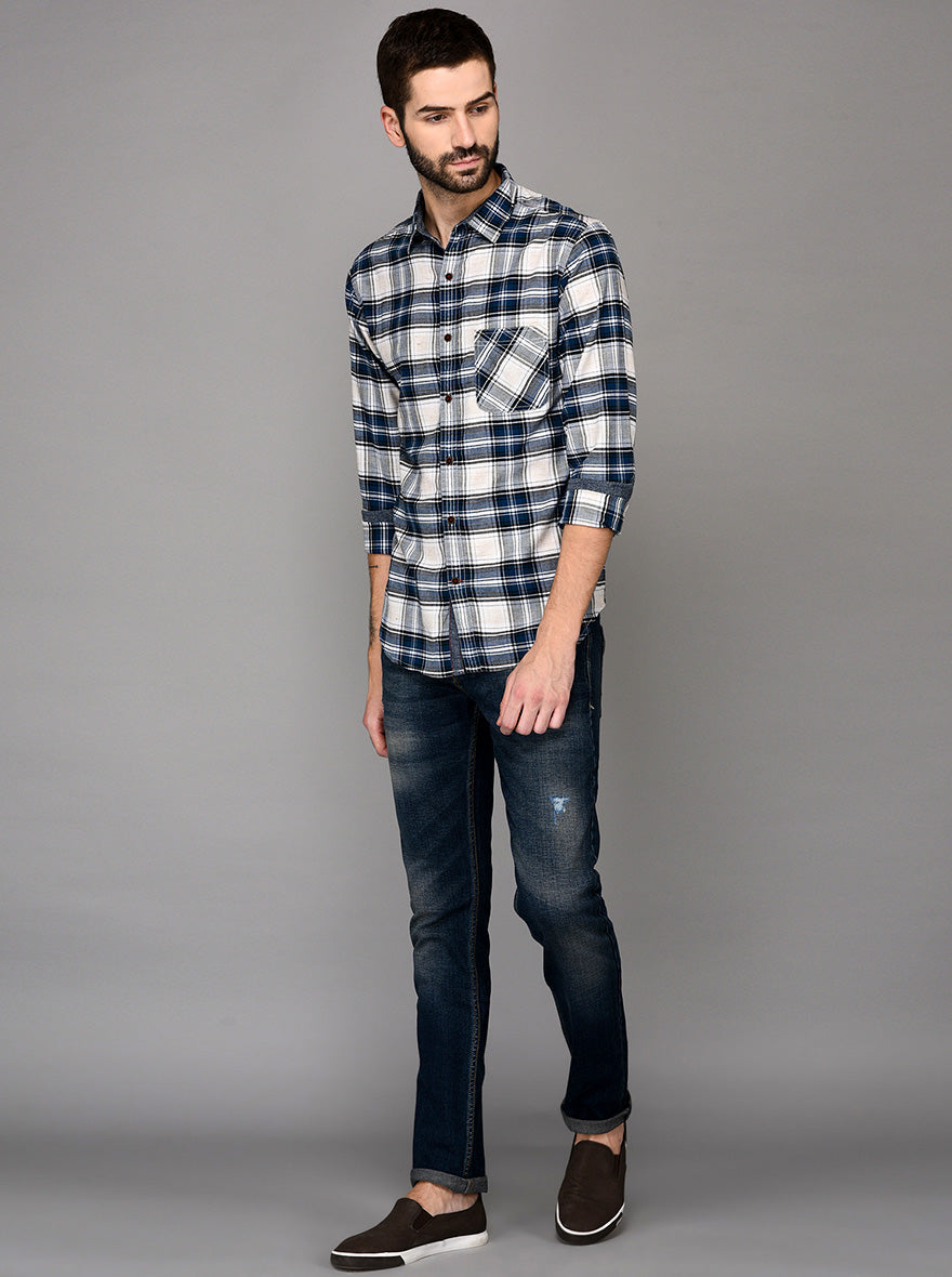 Blue Slim Fit Jeans | JB Sport