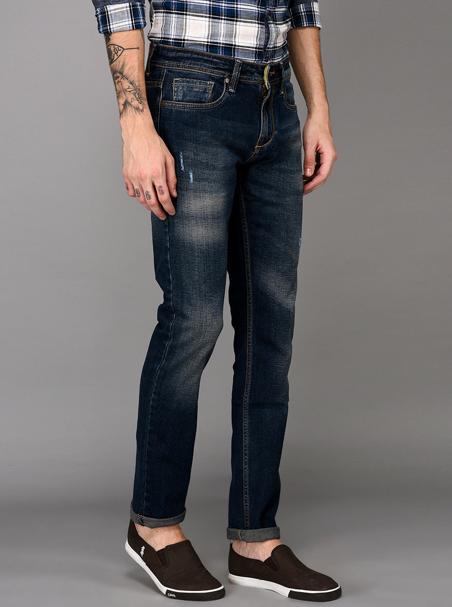 Blue Slim Fit Jeans | JB Sport