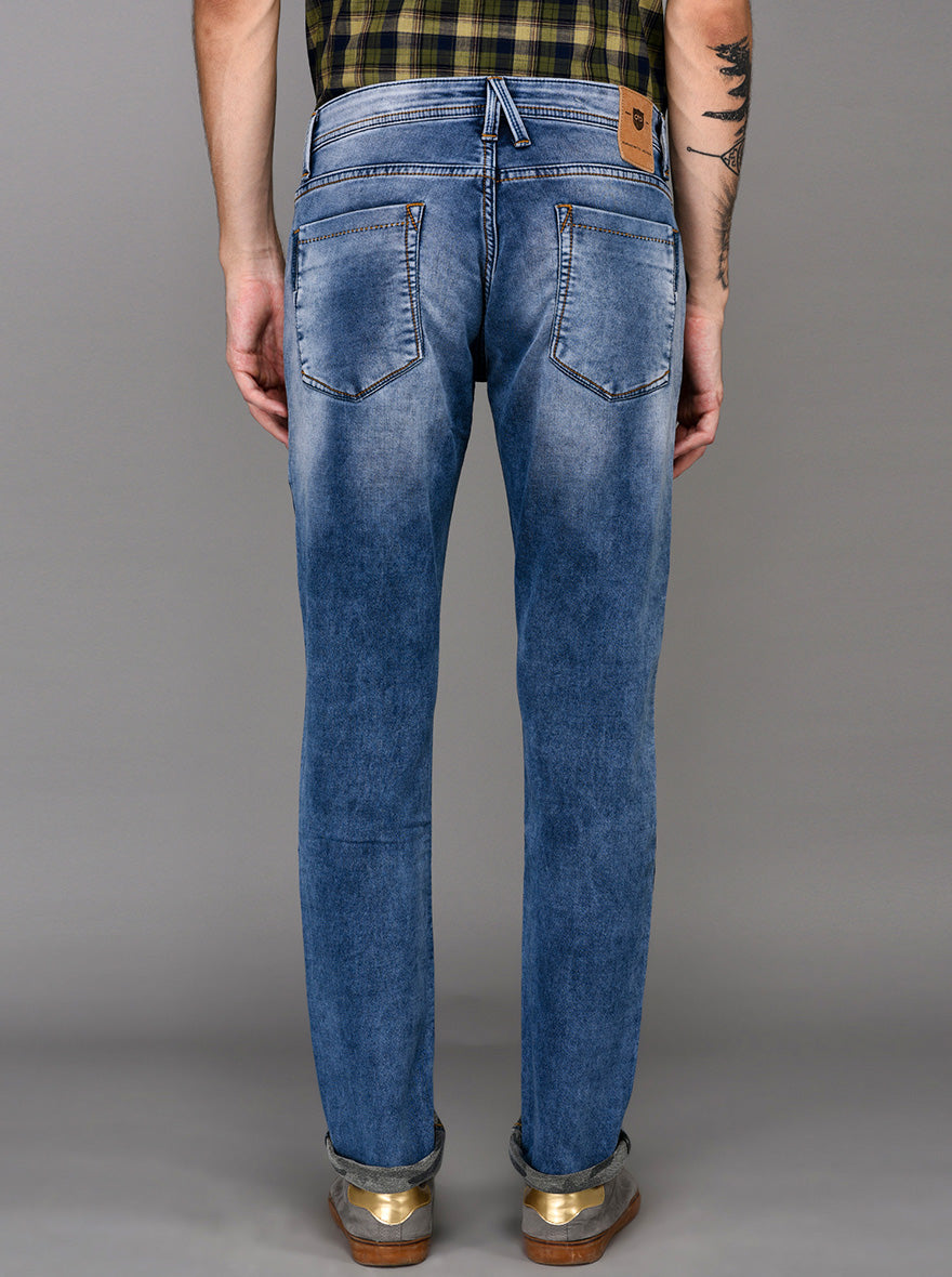 Light Blue Slim Fit Jeans | JB Sport