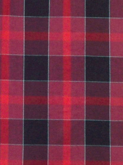 Tango Red Checked Slim Fit Casual Shirt | JB Sport