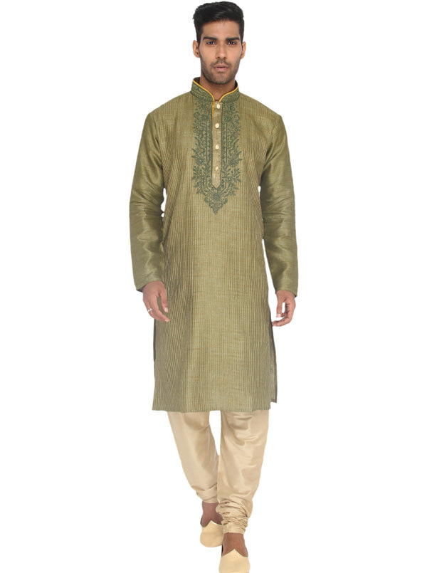 Dark Green Kurta Set