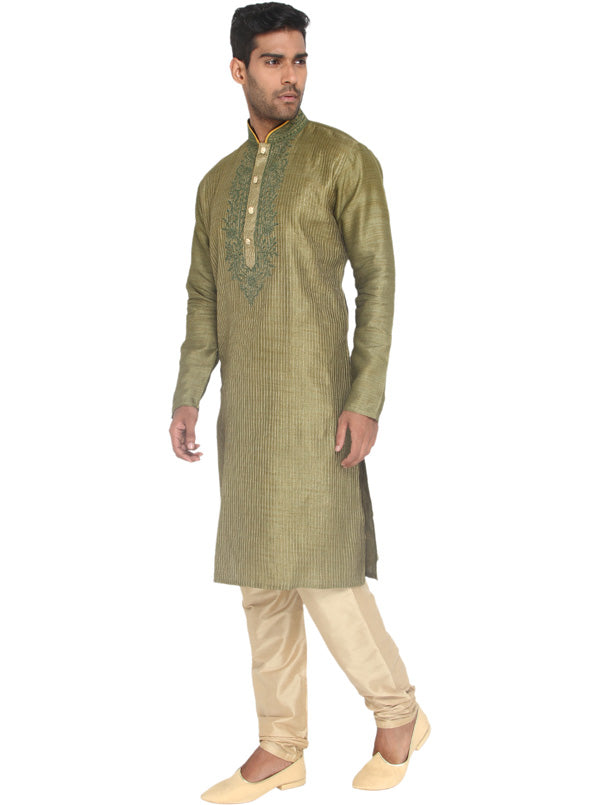 Dark Green Kurta Set